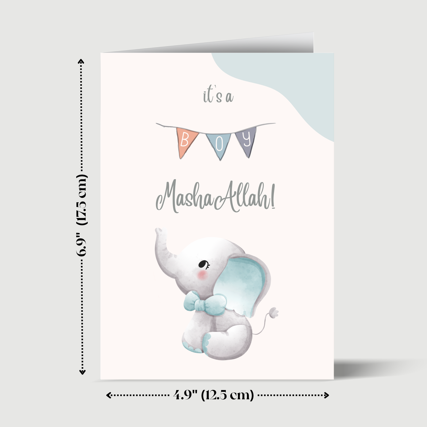 It’s a Baby Boy , MashaAllah Greeting Card