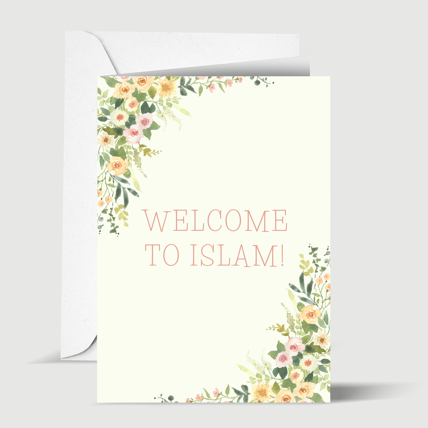 Welcome to Islam- Greeting card