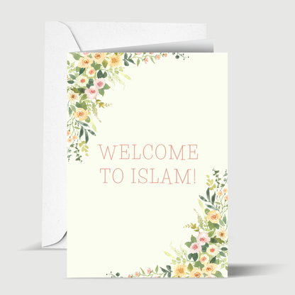 Welcome to Islam- Greeting card