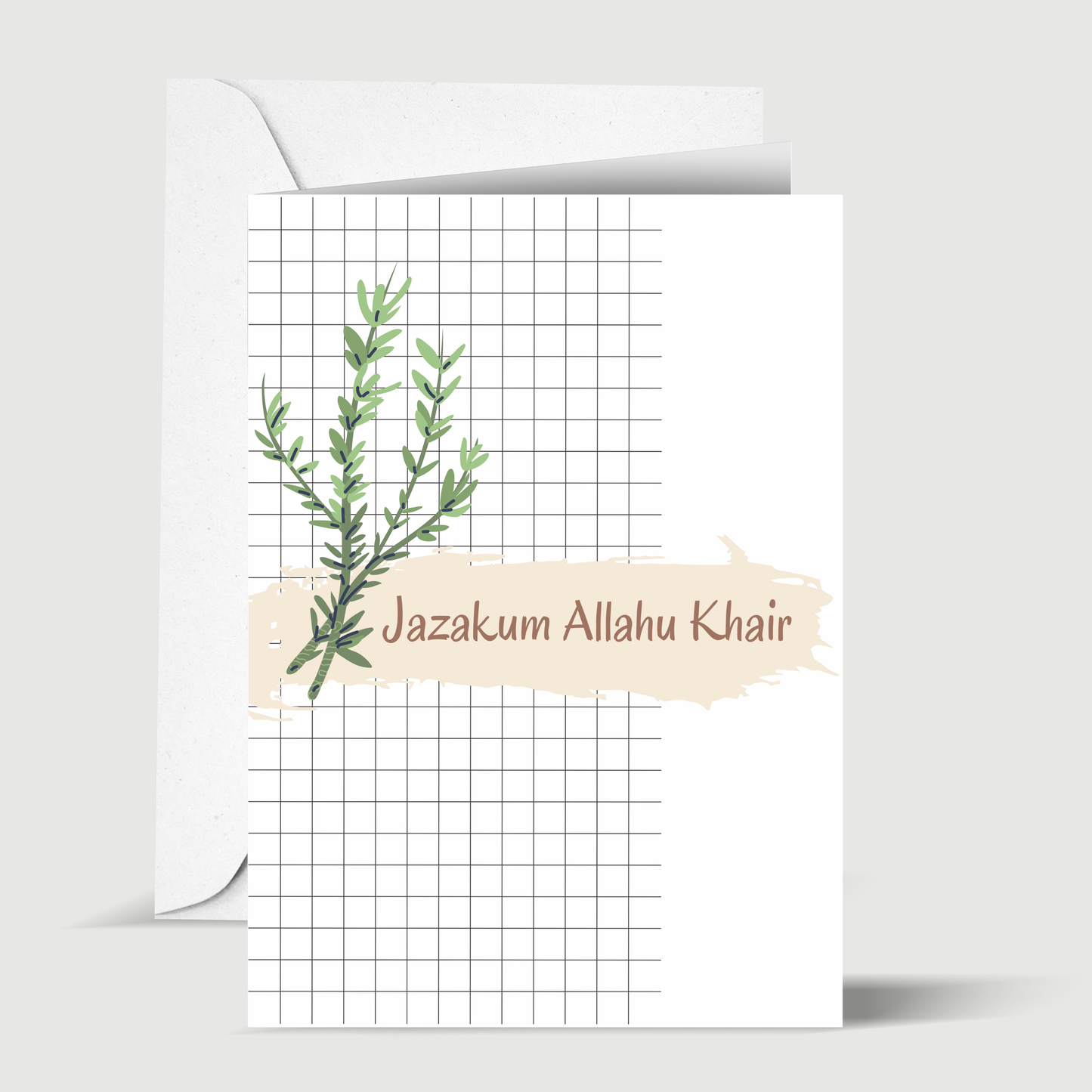 Juzakum Allahu Khair- Greeting card