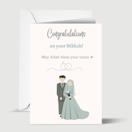Congratulations on your Nikkah- Greeting card