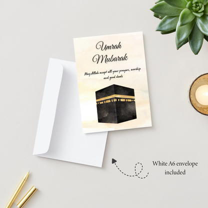 Umrah Mubarak- Greeting card
