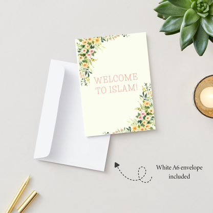 Welcome to Islam- Greeting card