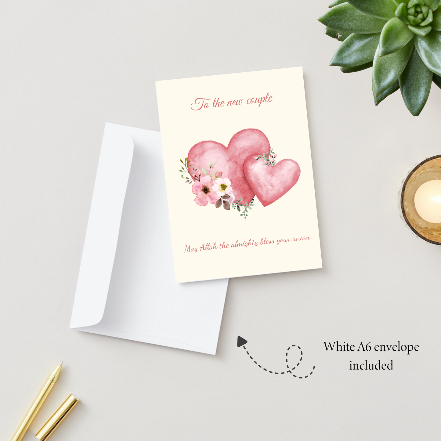 New Couple - Greeting card