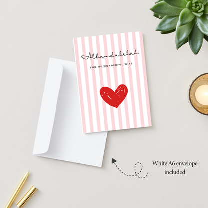 Wife- Greeting card