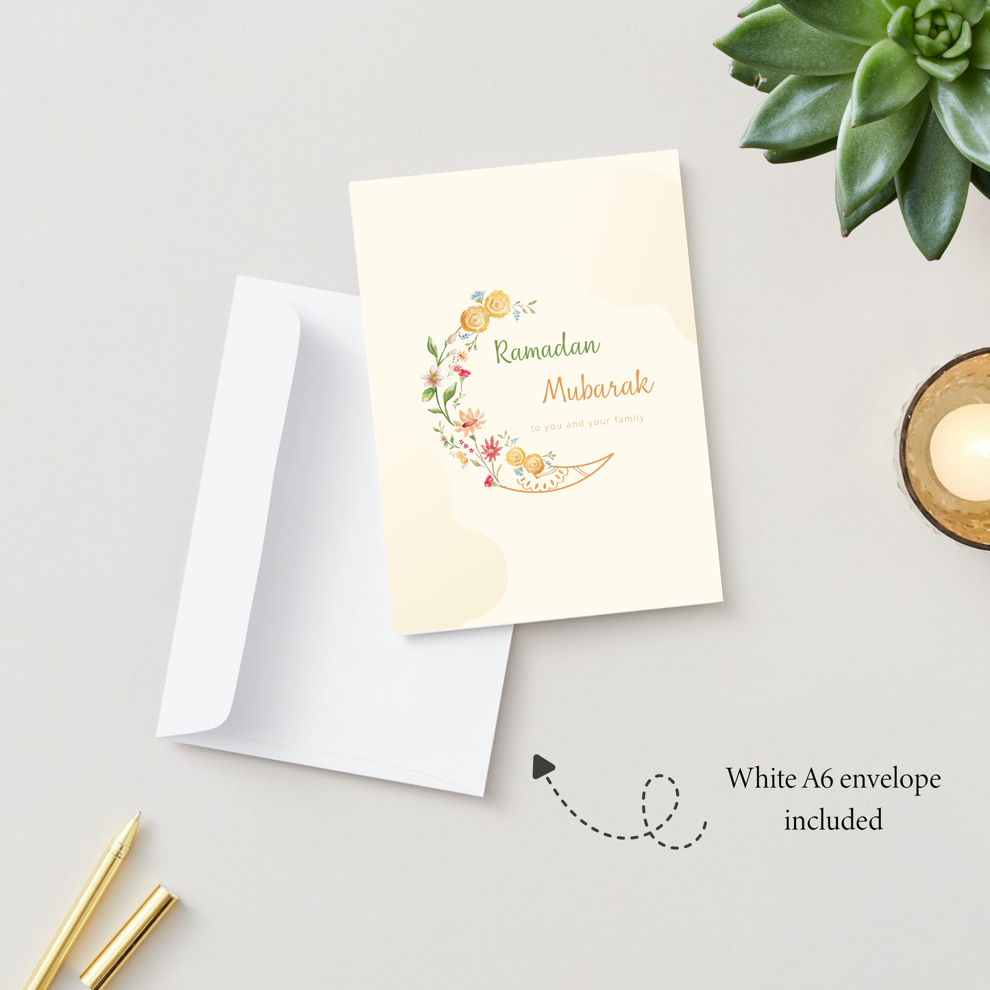 Ramadan Mubarak- Greeting card
