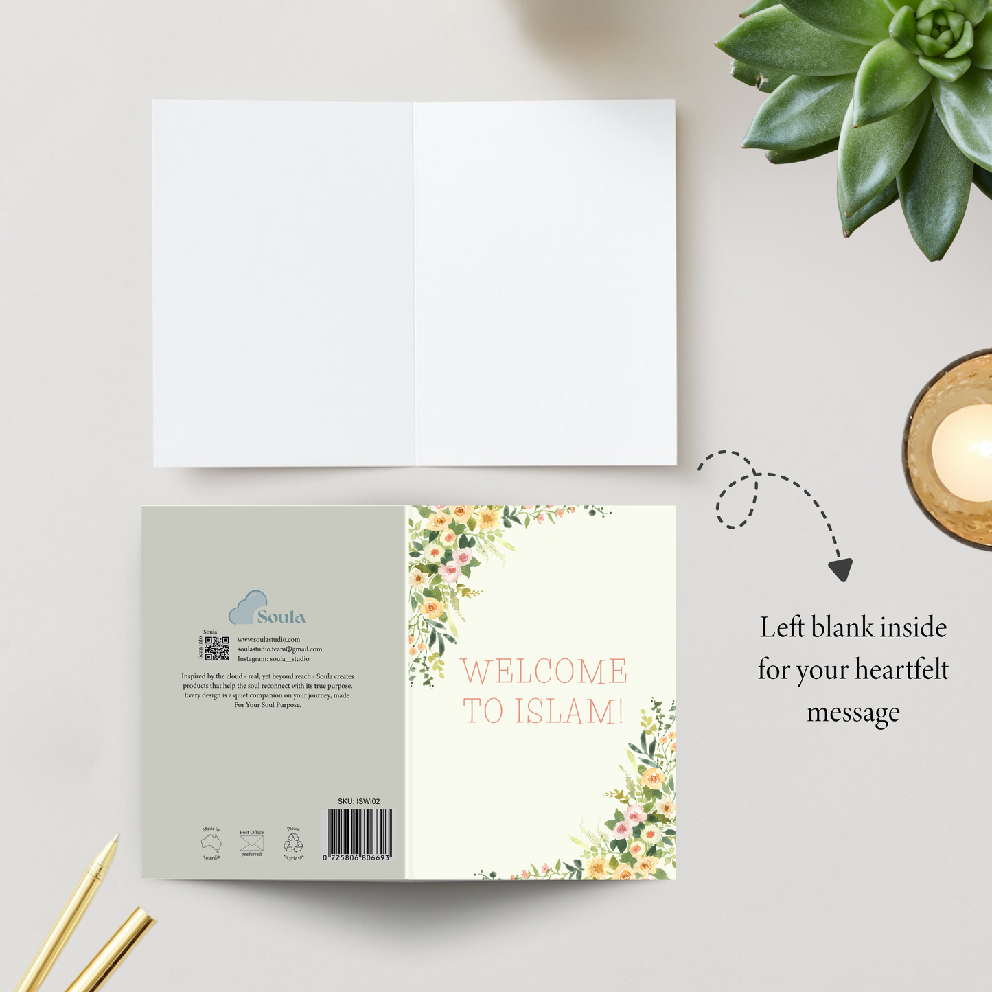 Welcome to Islam- Greeting card