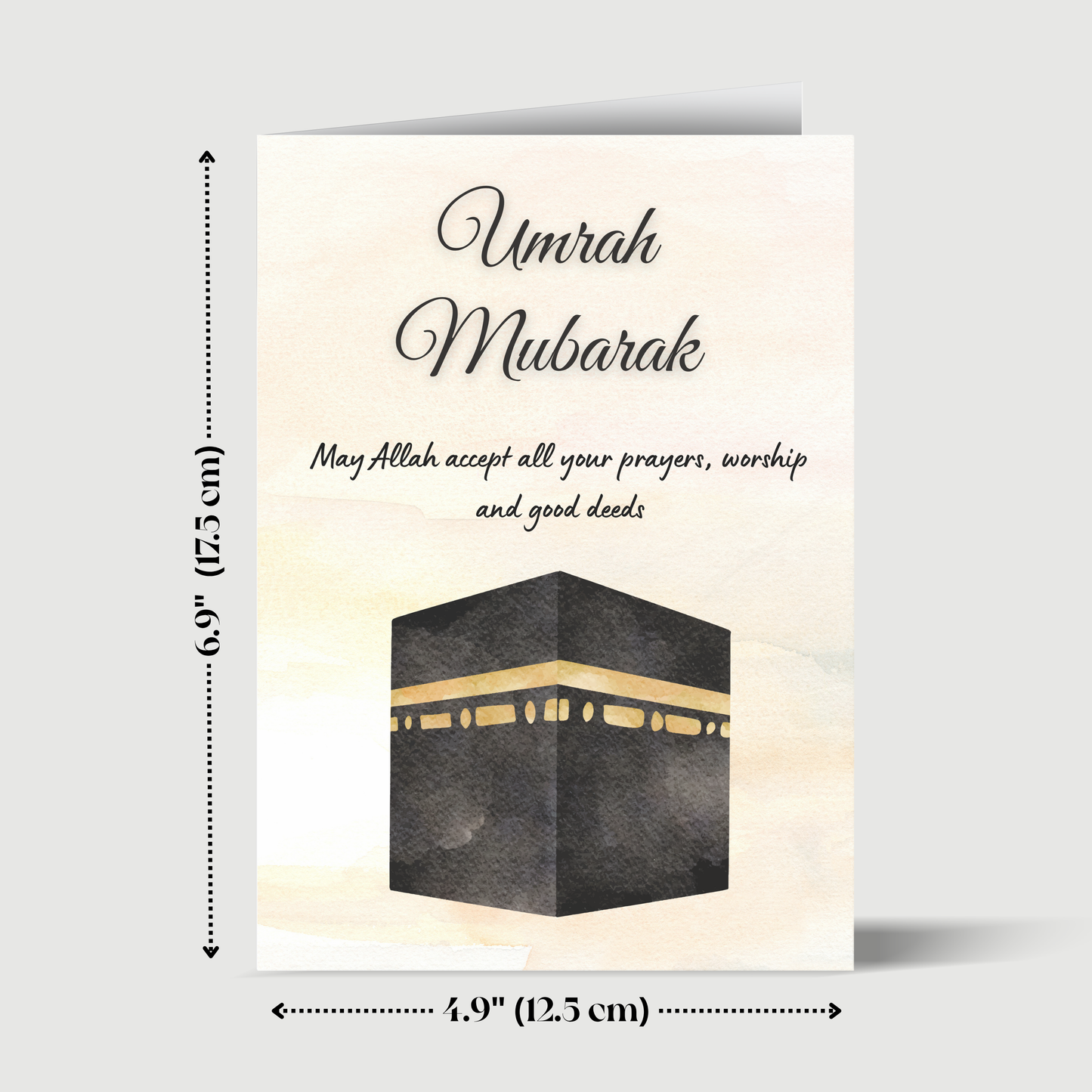 Umrah Mubarak- Greeting card