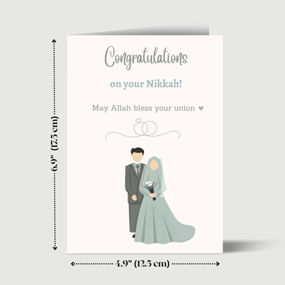Congratulations on your Nikkah- Greeting card