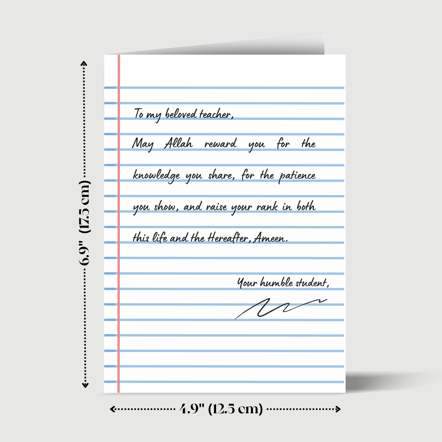 Teacher- Greeting card