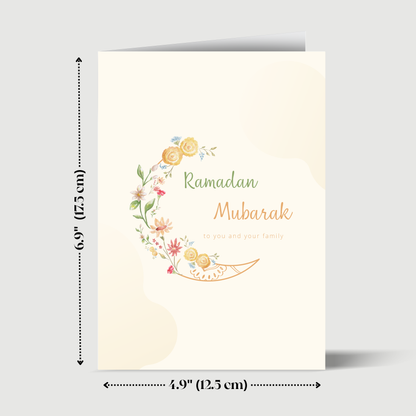 Ramadan Mubarak- Greeting card