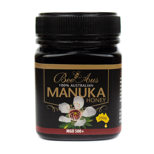 BeeAus Manuka Honey Mgo 500+ 250g