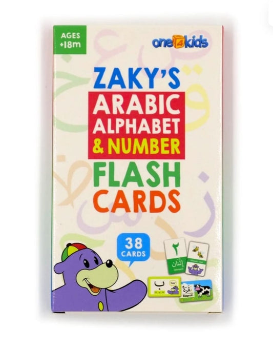 Zaky's Arabic Alphabet and Number Flash Cards